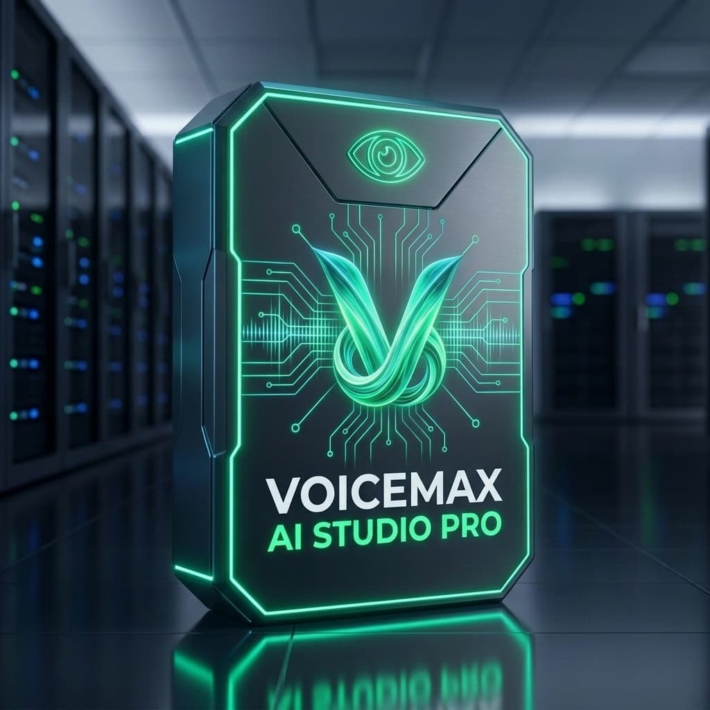 VoiceMax AI — Đỉnh Cao Tạo & Clone Giọng Đọc AI Đa Ngôn Ngữ Hàng Loạt 3D Box