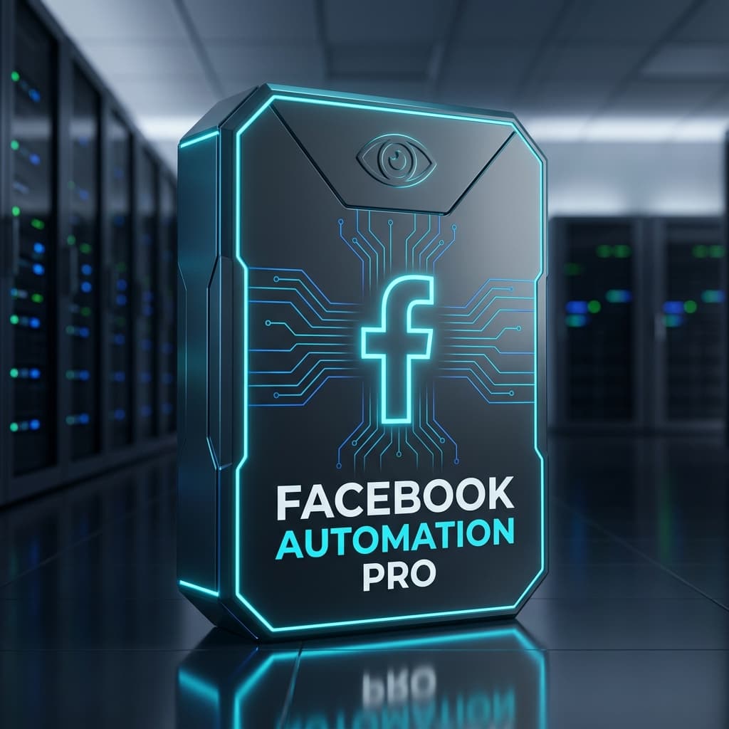 Facebook Automation Pro 3D Box