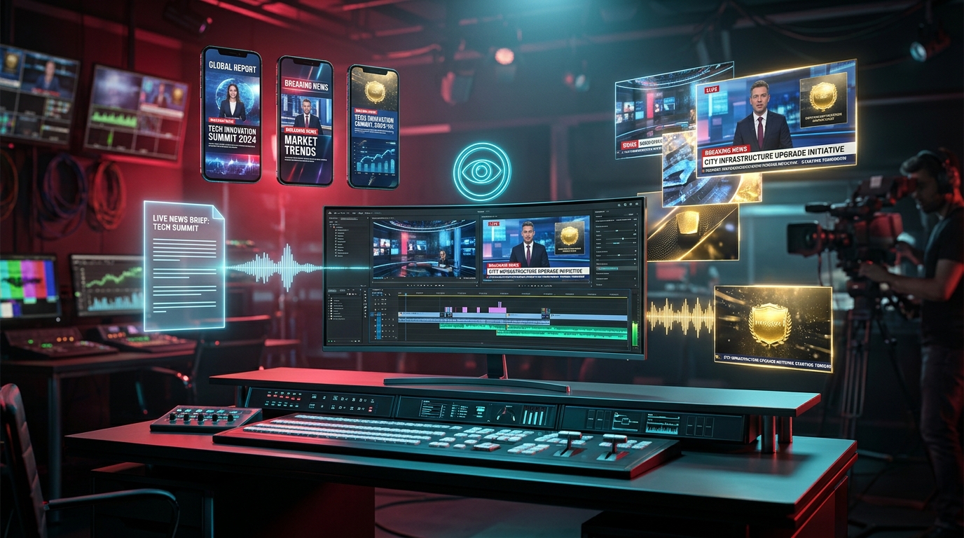 Hướng Dẫn Sản Xuất Video Chuyển Động Phong Cách Đưa Tin (Motion Graphics) Hàng Loạt Từ Văn Bản & Google Sheet Bằng NewsMotion AI